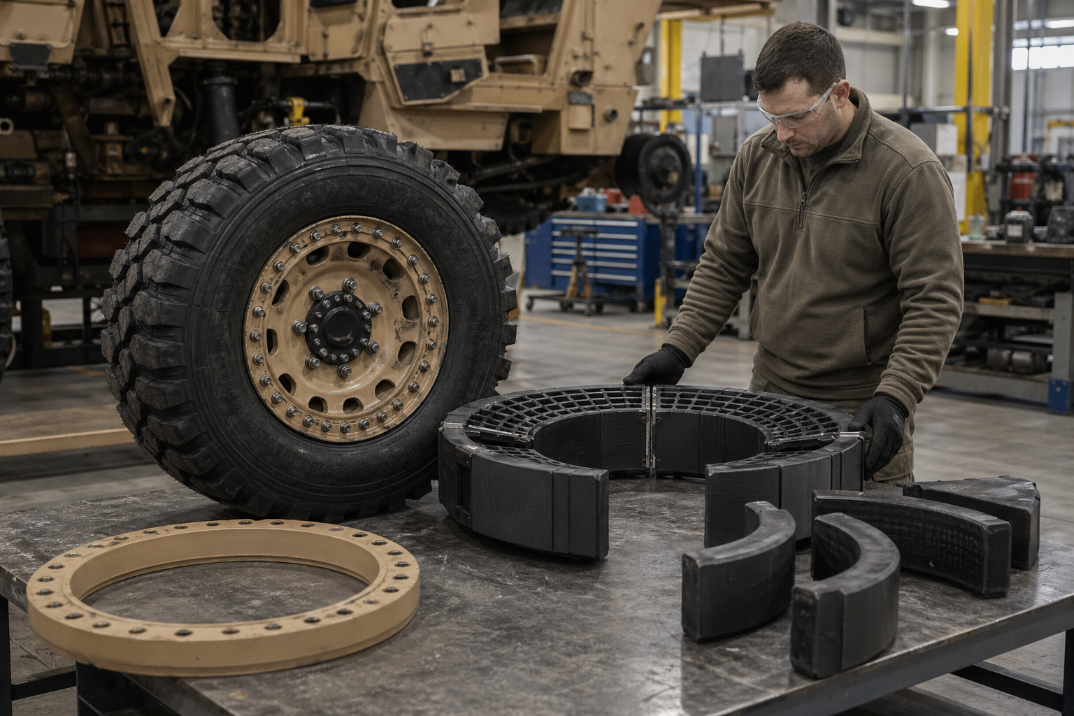 Hutchinson Run Flat Systems: Inserts, Installation, and Military Maintenance Context