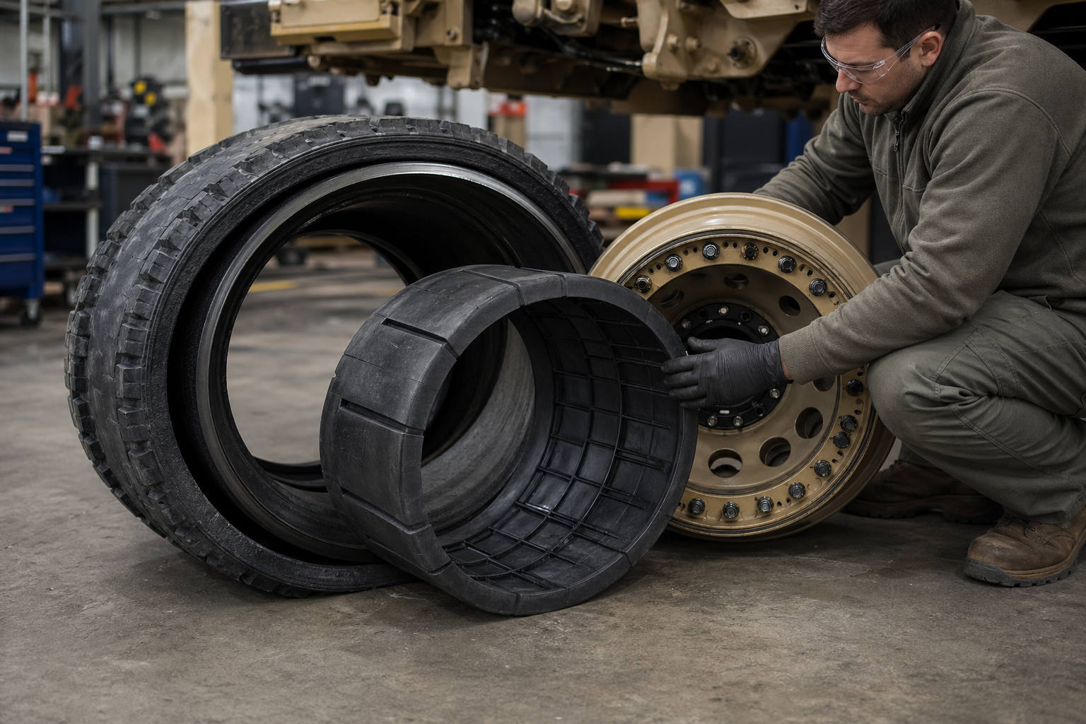 Run Flat Tire Inserts for Military Vehicles: Function, Maintenance, and Service Considerations