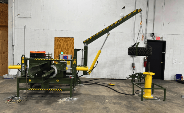 Military run-flat tires and assembly guide