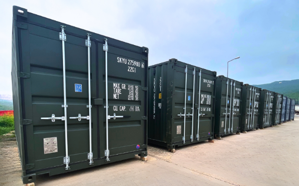 Armored vehicle equipped with military tires in desert terrain